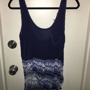 Blue tank top